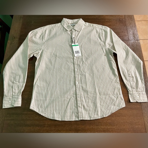 Couture Island long sleeve  Shirt Men’s L beige  Resort Button Down - Picture 1 of 9
